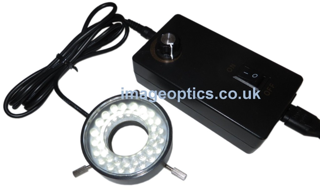 AmScope LED-96S 96 LED Ring Light - Illumination For Single Zoom Microscopes