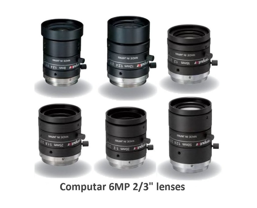 Computar 6 MPixel lenses | Lenses Cameras and Microscopes